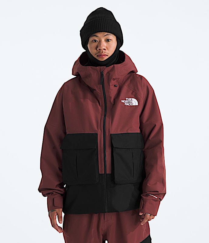 Mens Dragline Jacket TNF SumacTNF Black Main