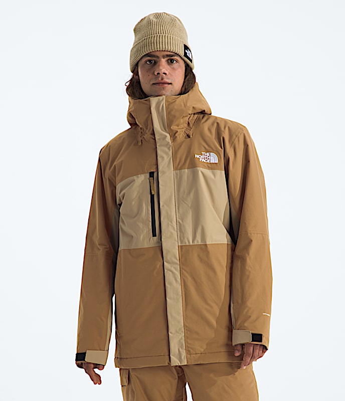 Mens Freedom Insulated Jacket TNF Utility BrownKhaki Stone Main
