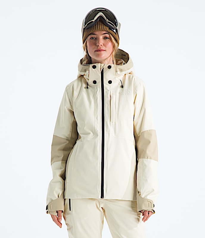 Womens Lenado Jacket TNF White DuneGravel Main