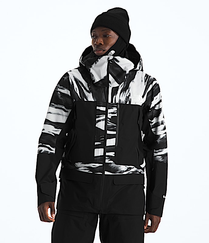 Mens Summit Series Verbier GORETEX JacketPrint TNF TNF Black Edge Of Light PrintTNF Black HERO