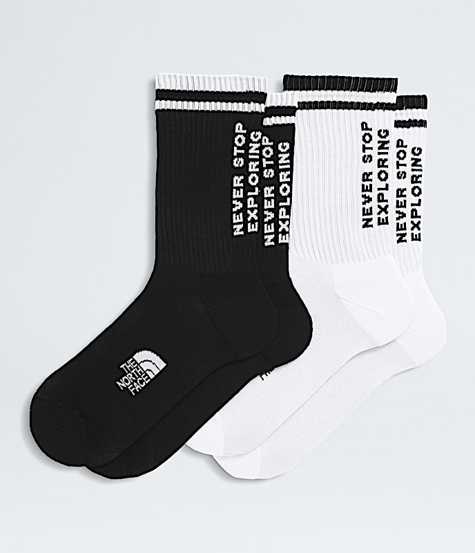 Everyday Crew Socks NSE2P TNF TNF BlackTNF White HERO