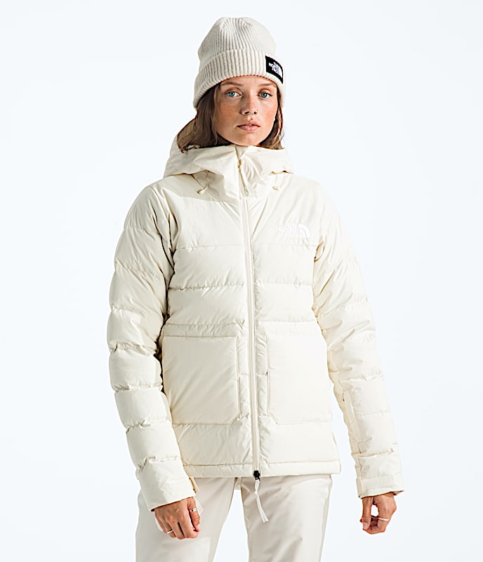 Womens First Turn Down Jacket TNF White DuneRecycled Down HERO