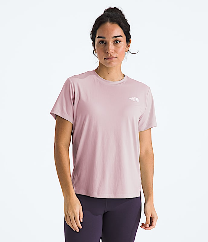 Womens Flex ShortSleeve Regular Tee TNF Metal Pink Main