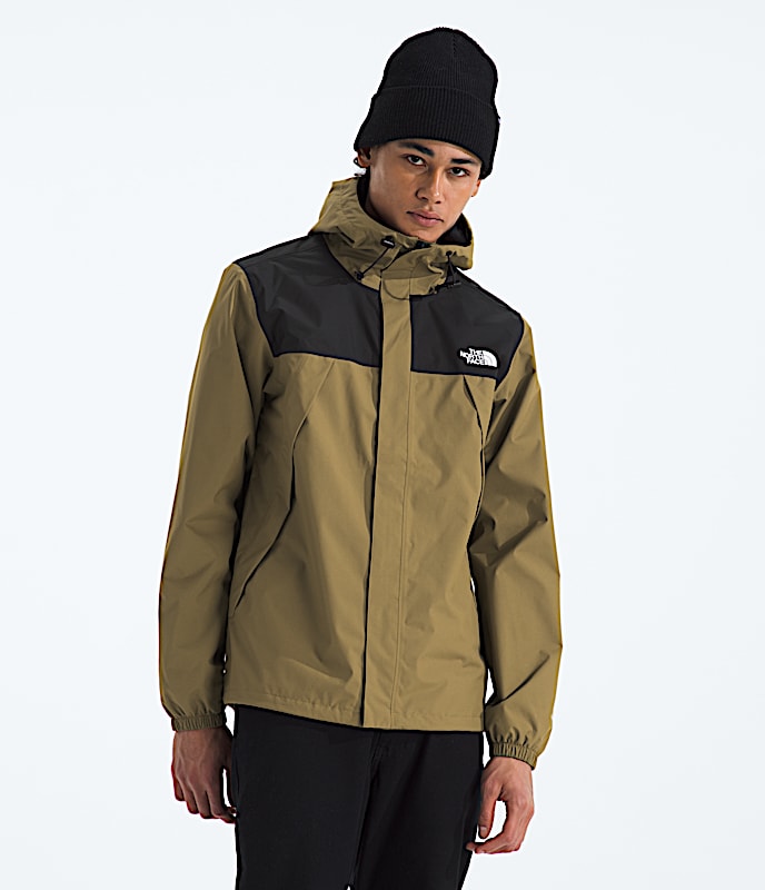 Mens Antora Rain Jacket TNF CedarTNF Black HERO
