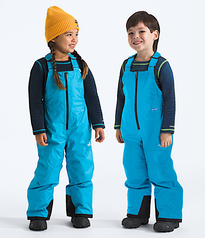Kids Freedom Insulated Bibs TNF Meridian Blue Main