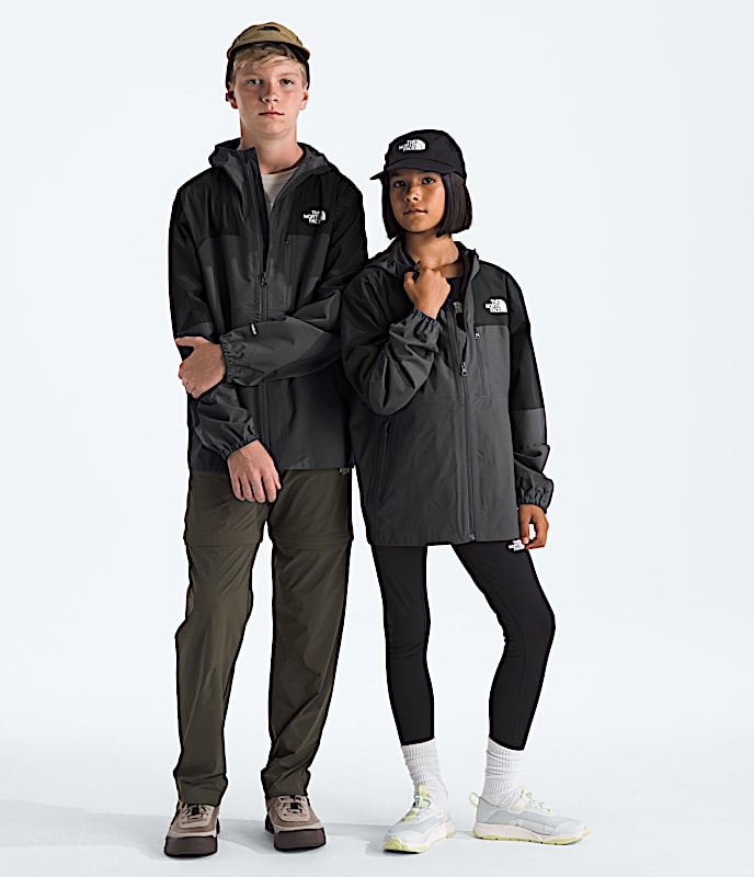 Manteau compressible de randonnée pour garçons et filles - 1