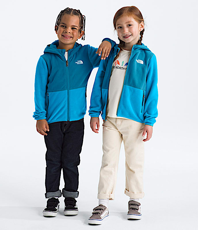 Chandail à capuchon Glacier à fermeture à glissière pleine longueur pour enfants - 1