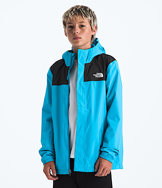 Boys Antora Rain Jacket TNF Meridian Blue Main