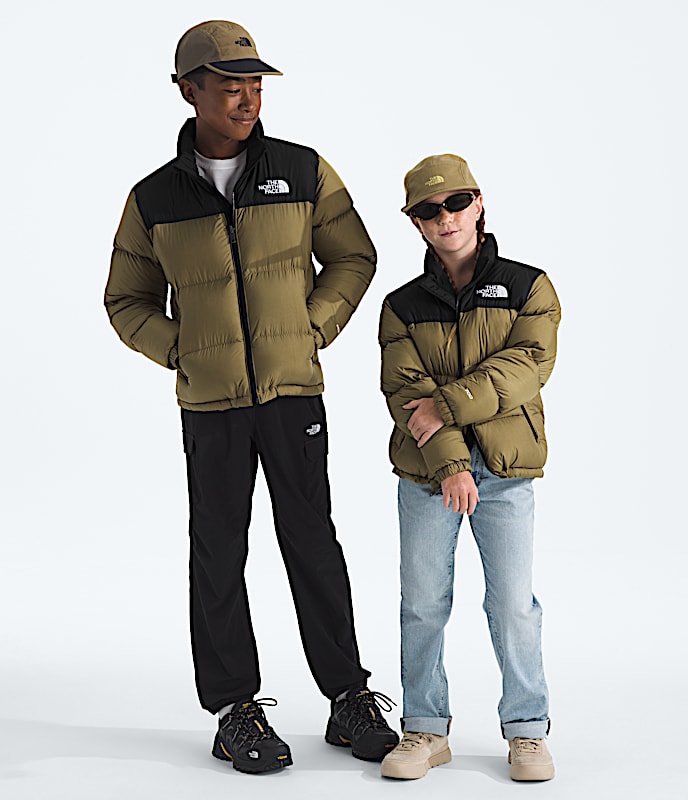 Boys  Girls 1996 Retro Nuptse Jacket TNF Cedar Main
