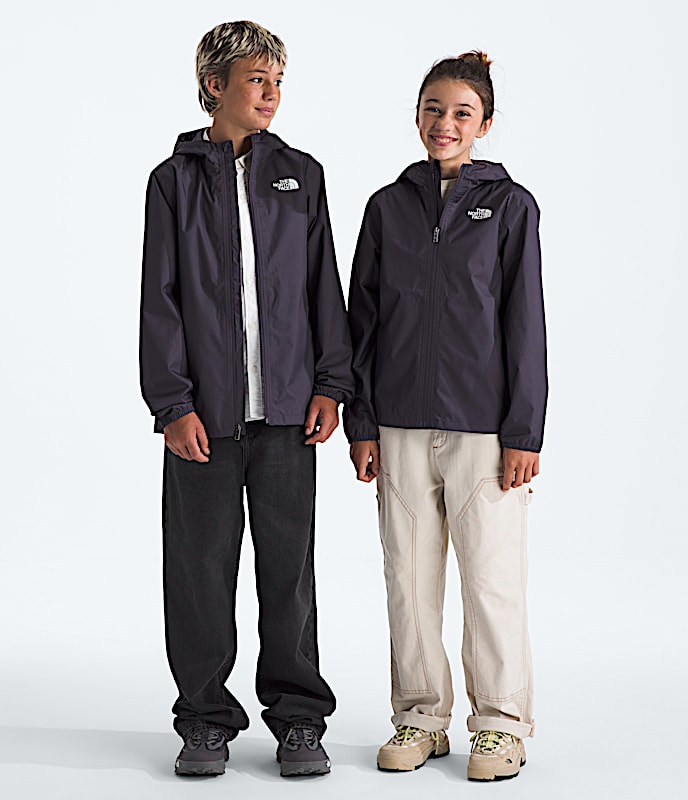Boys  Girls Zipline Rain Jacket TNF Endless Dusk Main