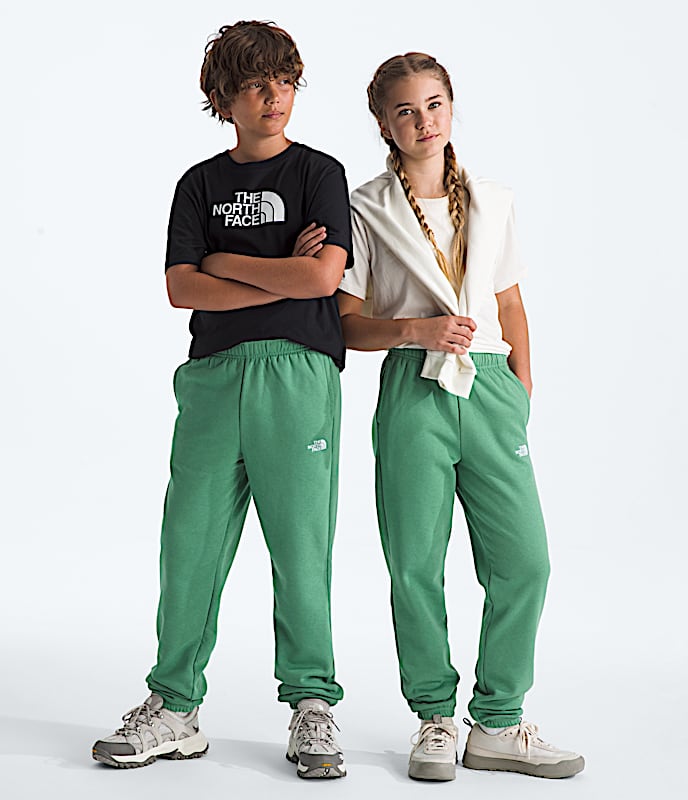 Boys  Girls Evolution Simple Dome Pants TNF Dimmed Algae Main