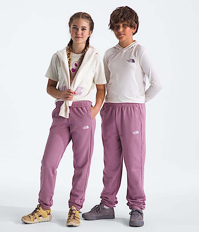 Boys Girls Evolution Simple Dome Pants TNF Petticoat Pink Cotton Candy Pink Main