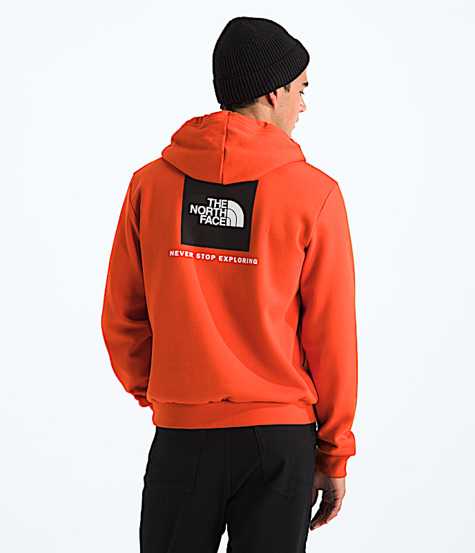 Mens Evolution Box NSE Regular Hoodie TNF Lava Red Main
