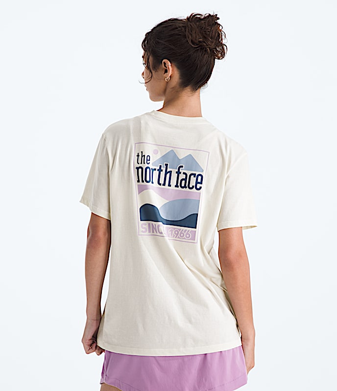 Tshirt  manches courtes dcontract Exploring Since 66 pour femmes TNF Blanc dune HERO