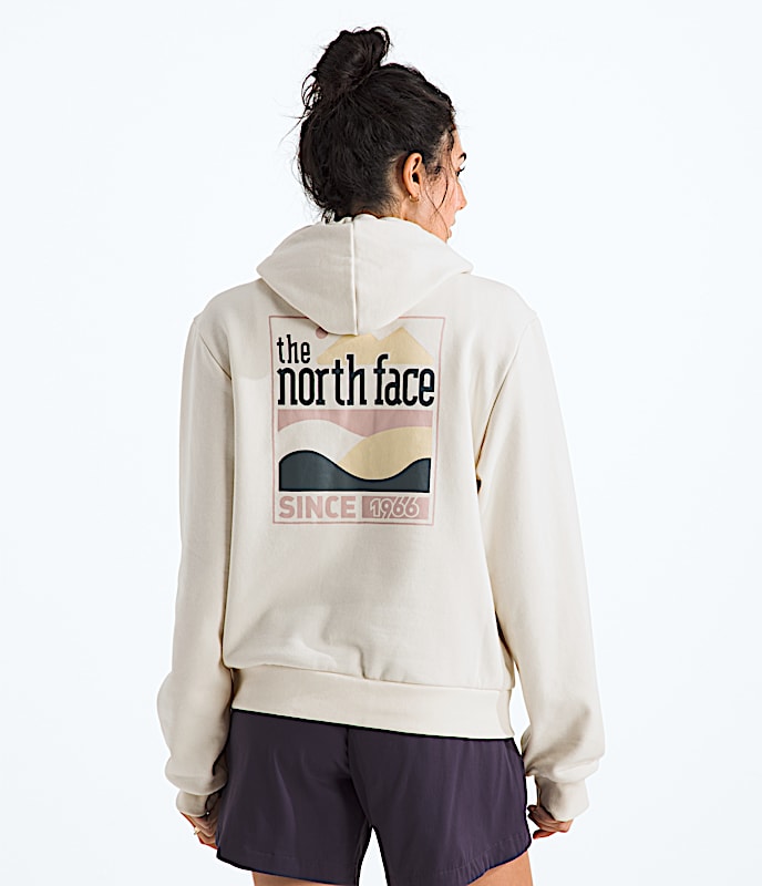 Womens Exploring Since 66 Regular Hoodie TNF White Dune Main