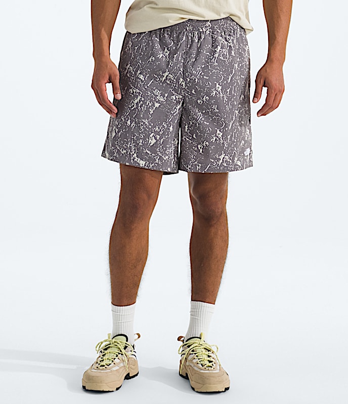 Mens Class V Pathfinder PullOn 7 ShortsPrint TNF Transcendent Grey Rock Texture Print Main