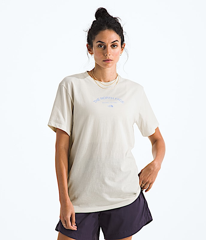 Tshirt manches courtes dcontract Home pour femmes TNF Blanc dune HERO