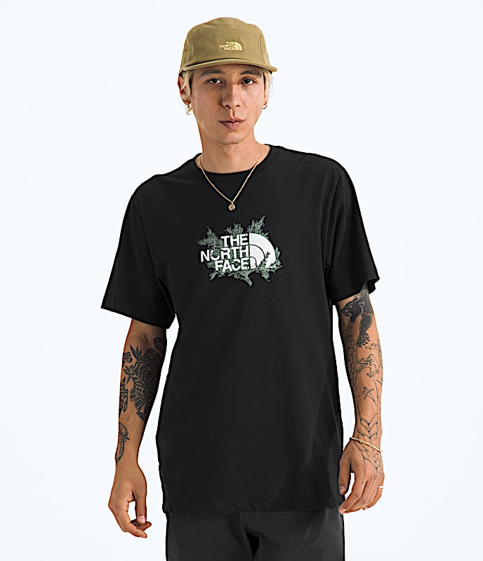 Mens Meadow Mist Regular ShortSleeve Tee TNF TNF Black Main