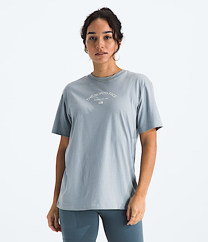 Womens Home Relaxed ShortSleeve Tee TNF Frost Grey Main