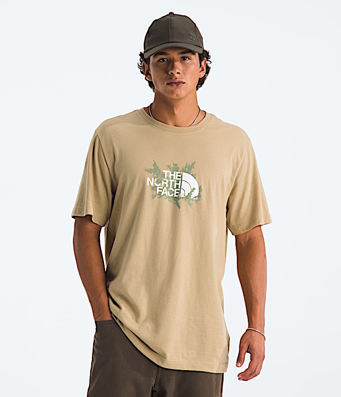 Tshirt  manches courtes Meadow Mist standard pour hommes TNF Kaki Pierre HERO