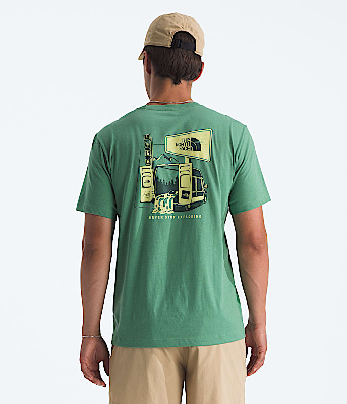 Mens Ideal Day Regular ShortSleeve Tee TNF Dimmed Algae Main
