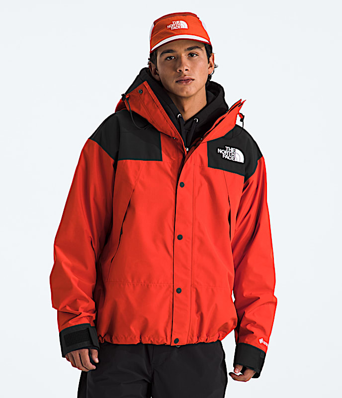Manteau de montagne GTX pour hommes TNF Rouge LaveNoir TNF HERO