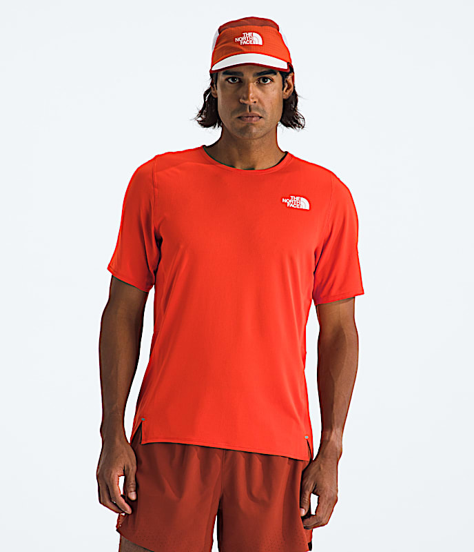 Randonne  courtes manches srie Summit High pour hommes TNF Rouge Lave HERO