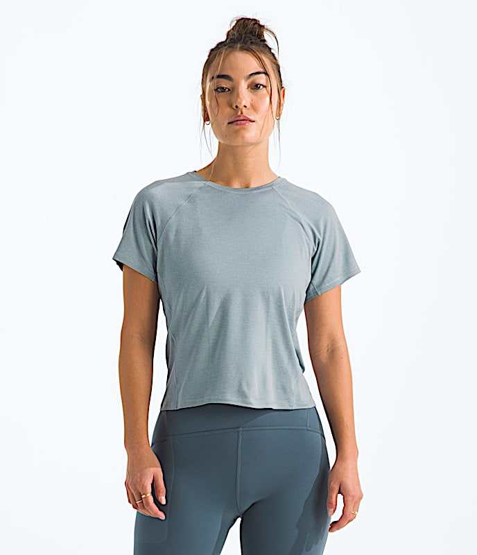 Womens Jaida ShortSleeve Tee TNF Frost Grey Main