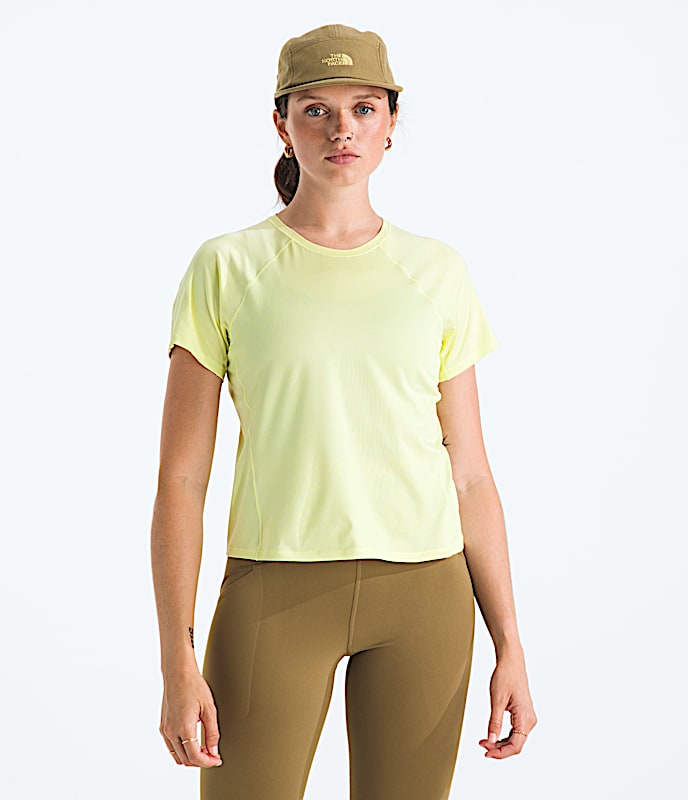 Tshirt  manches courtes Jaida pour femmes TNF Brume citronne lgre bruyre HERO