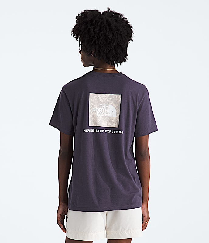 Womens Glacier Drift Relaxed ShortSleeve Tee TNF Endless Dusk HERO