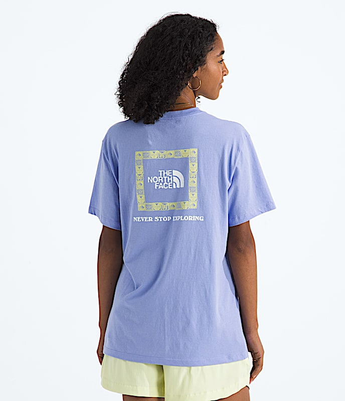 Womens Eclipse Edge Relaxed ShortSleeve Tee TNF Periwinkle Glow Main