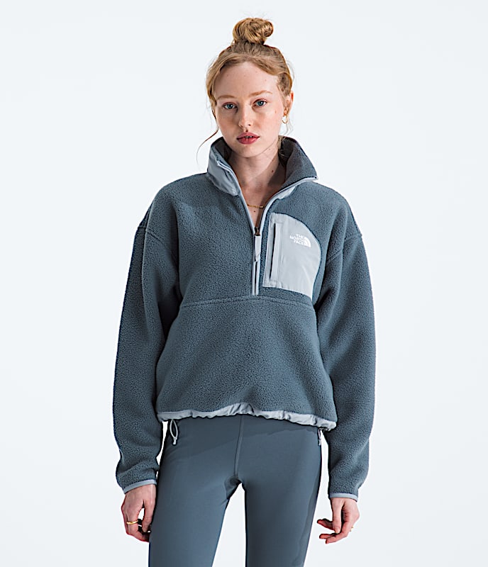 Womens Yumiori Off Peak Zip Jacket TNF Granite GreyFrost Grey Main
