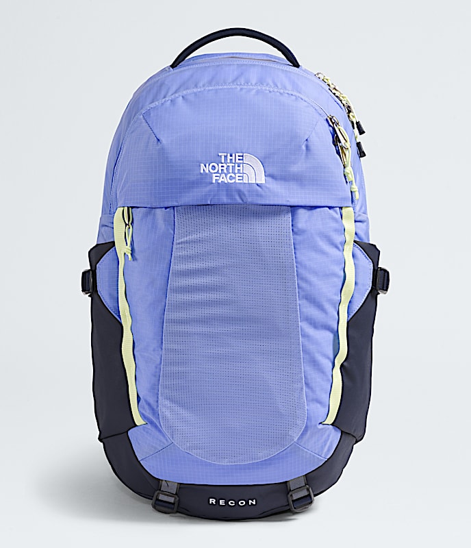 Womens Recon Backpack 30L TNF Periwinkle GlowSummit NavyLemon Mist HERO