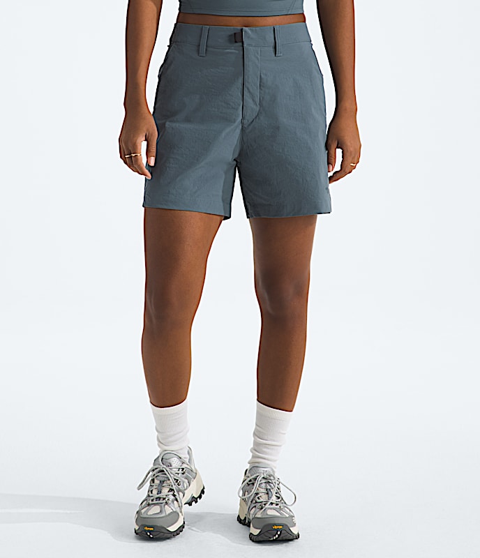 Womens Basin 5 Shorts TNF Granite Grey Main