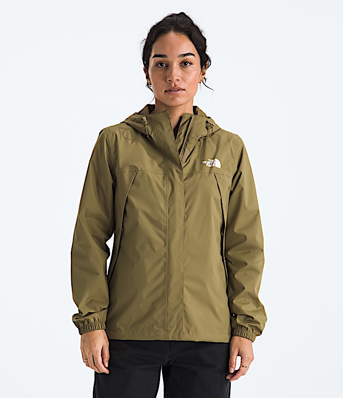 Womens Antora Rain Jacket TNF Cedar HERO