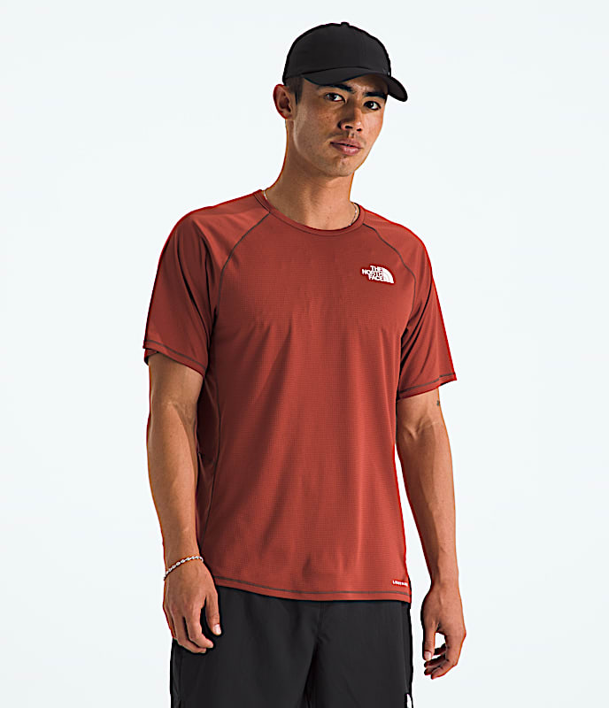 Mens Sunriser ShortSleeve TNF Iron Clay HERO