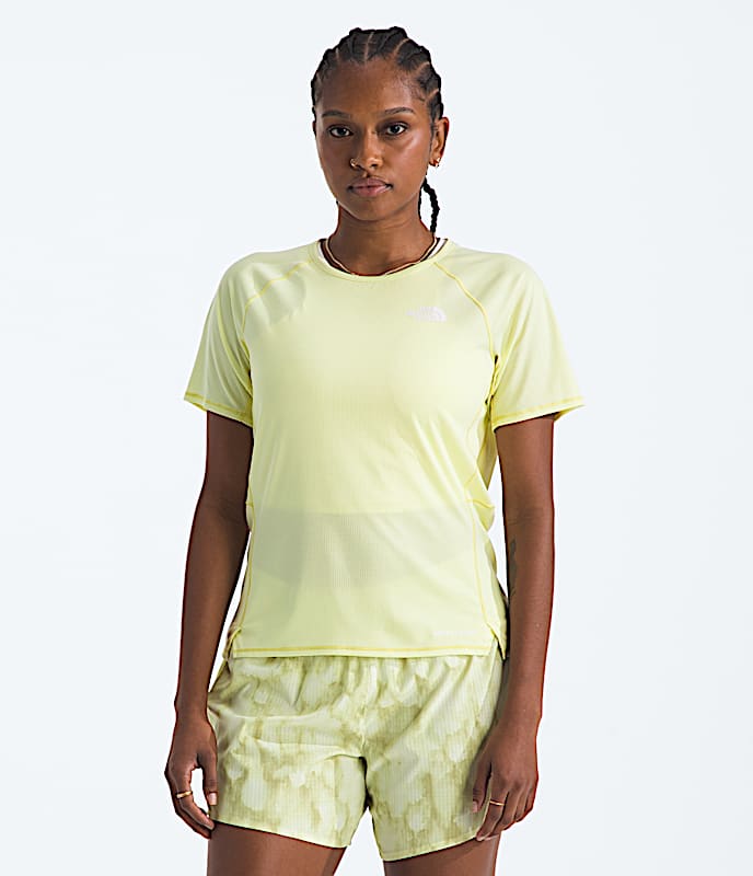 Womens Sunriser ShortSleeve TNF Lemon Mist Main