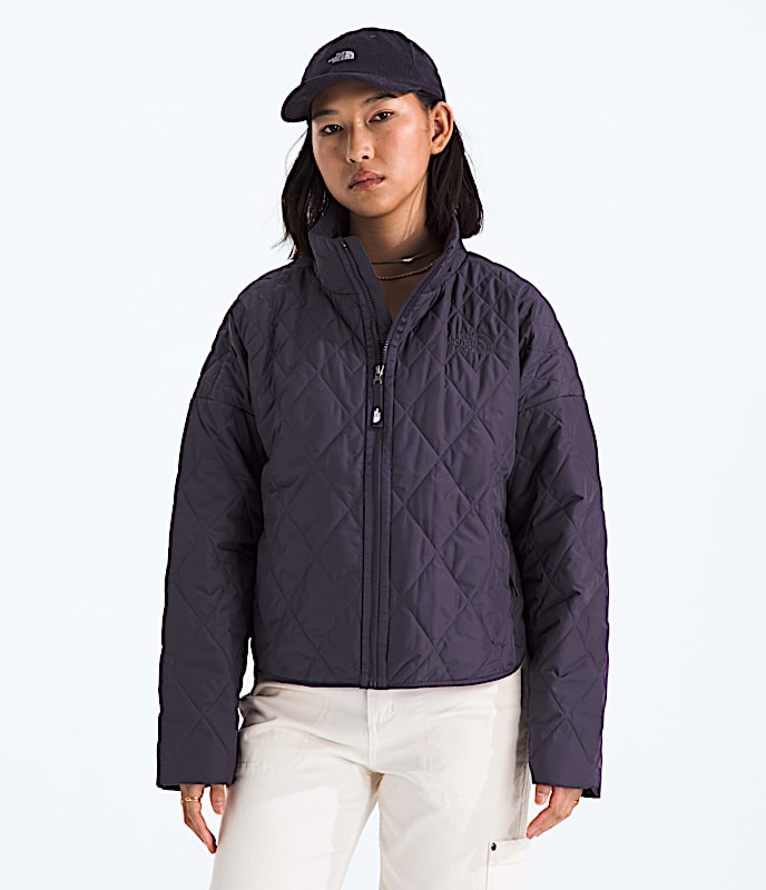 Womens Diamond Peak Insulated Jacket TNF Endless Dusk Main