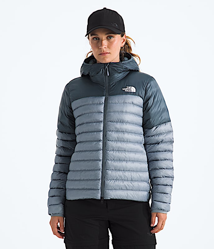 Womens Terra Peak Hoodie TNF Frost GreyGranite Grey Main