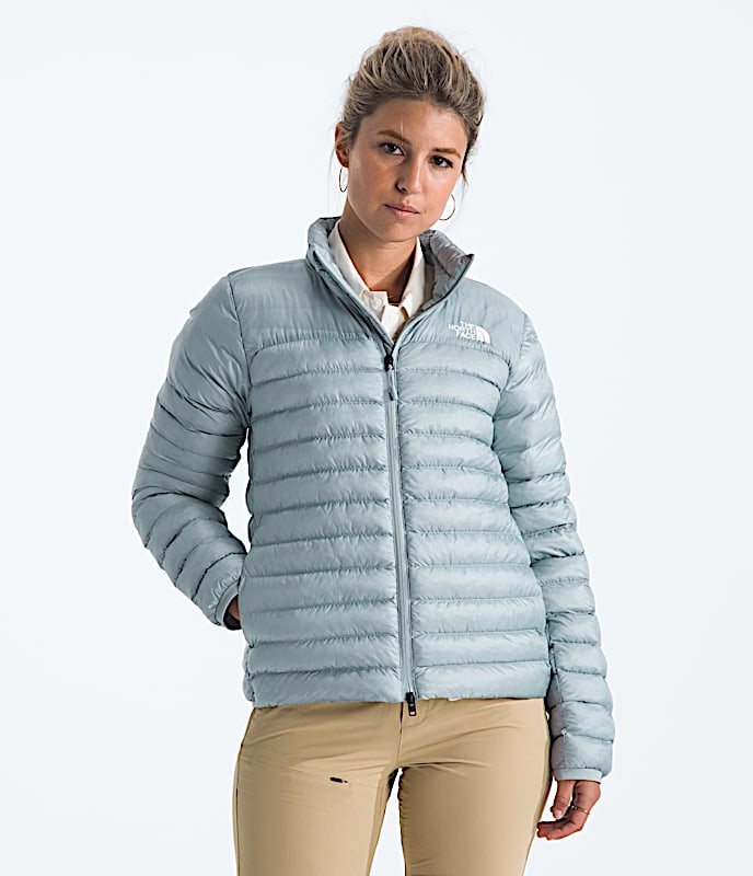 Womens Terra Peak Jacket TNF Frost Grey HERO