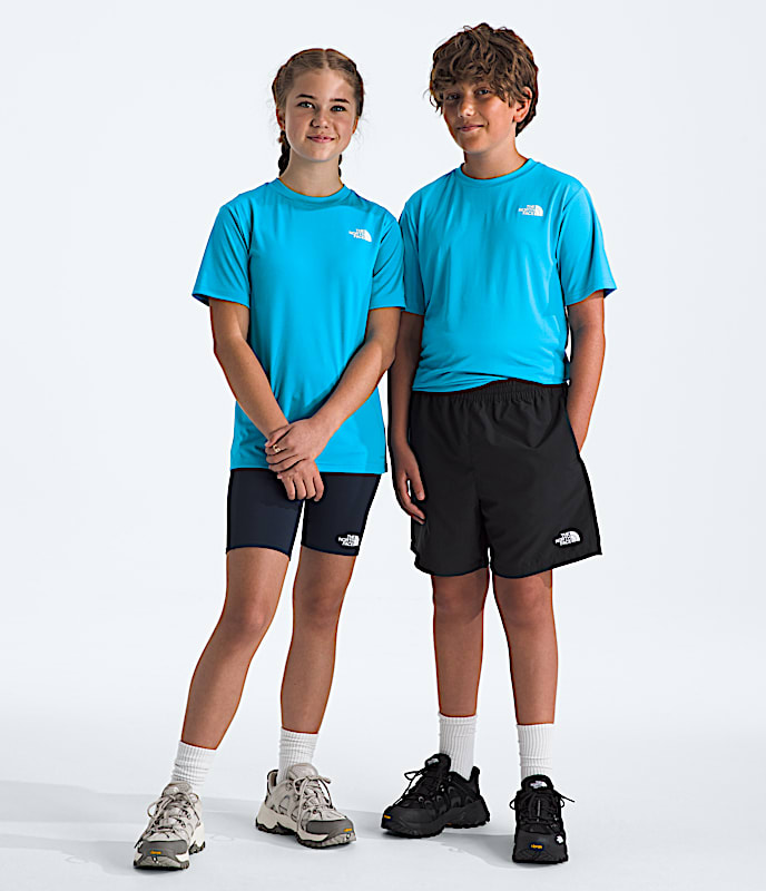Tshirt  manches courtes New 247 pour garons et filles TNF Bleu Mridien HERO