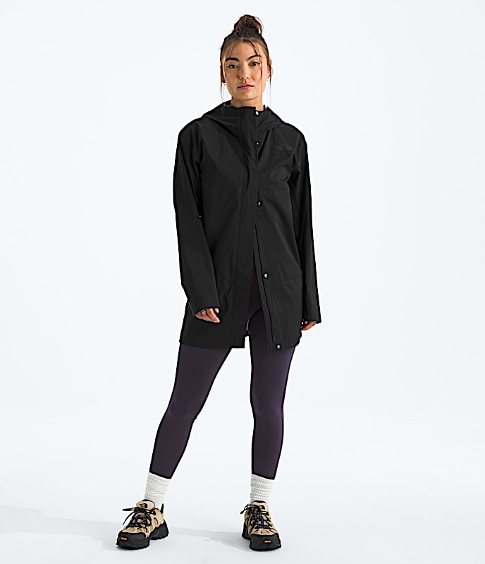 Womens Voyage Rain 3L Hooded Parka TNF TNF Black Main