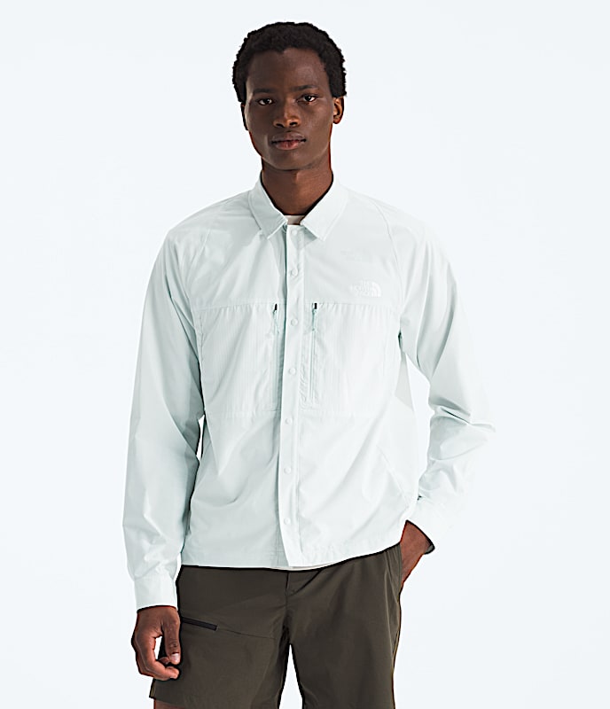 Mens Trail LIGHTRANGE LongSleeve Shirt TNF Pearl Stone Main