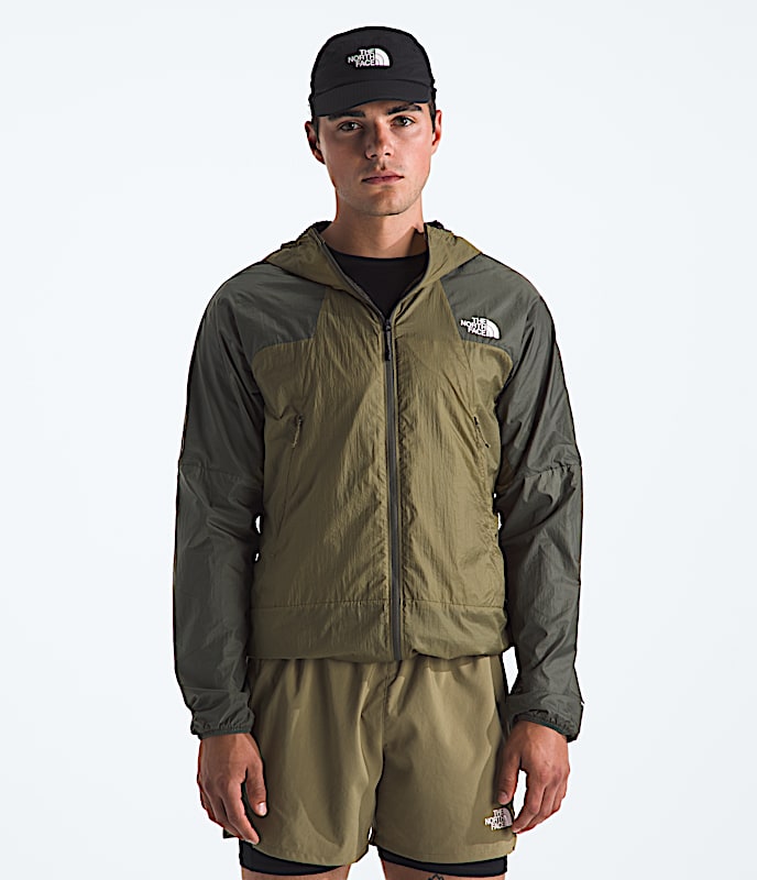 Mens Ridgelite FUTUREFLEECE Wind Jacket TNF CedarNew Taupe Green Main