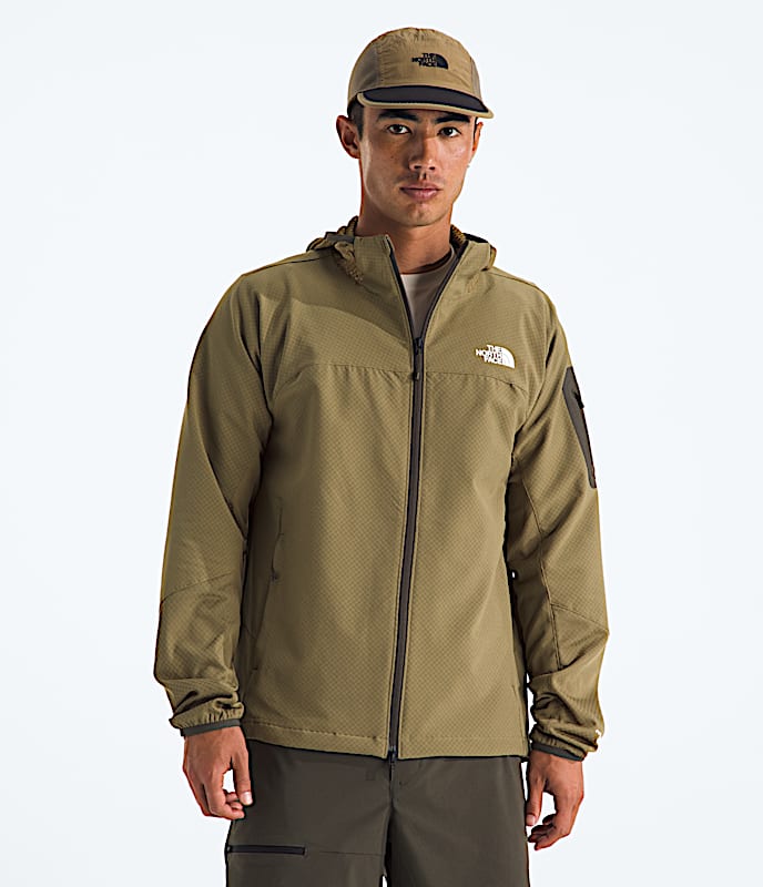 Mens Tek Approach FUTUREFLEECE Hooded Jacket TNF Cedar Main