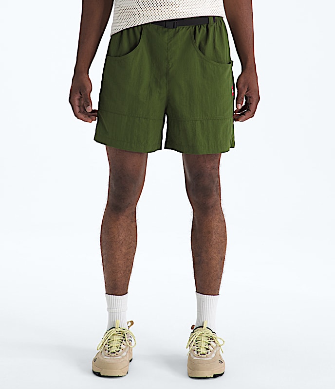 Short TNF Red Box  ceinture en nylon pour hommes TNF Vert fort HERO