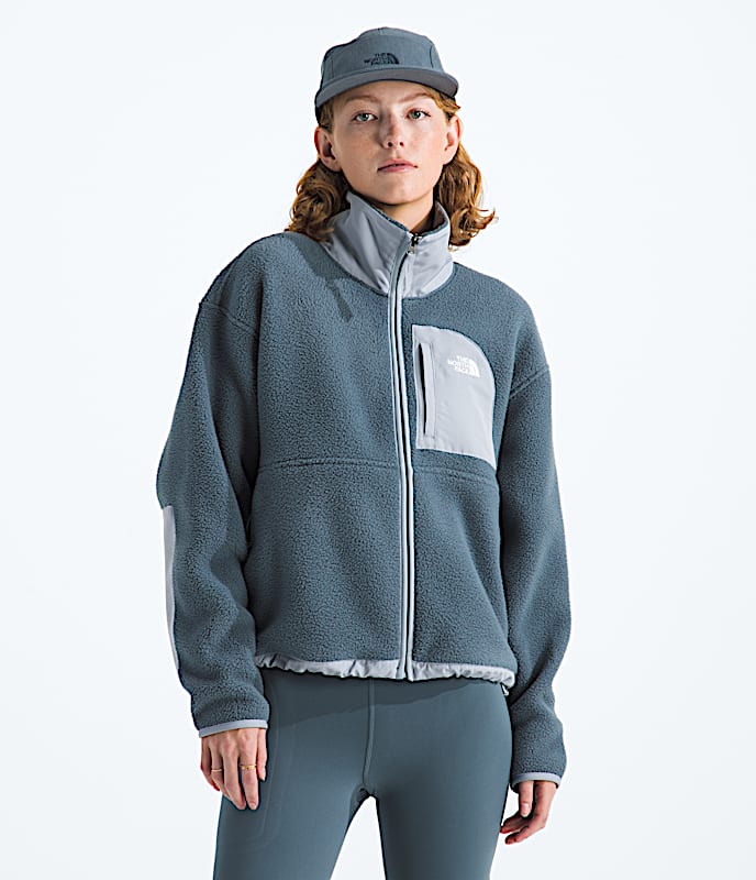 Womens Yumiori Off Peak FullZip Jacket TNF Granite GreyFrost Grey Main