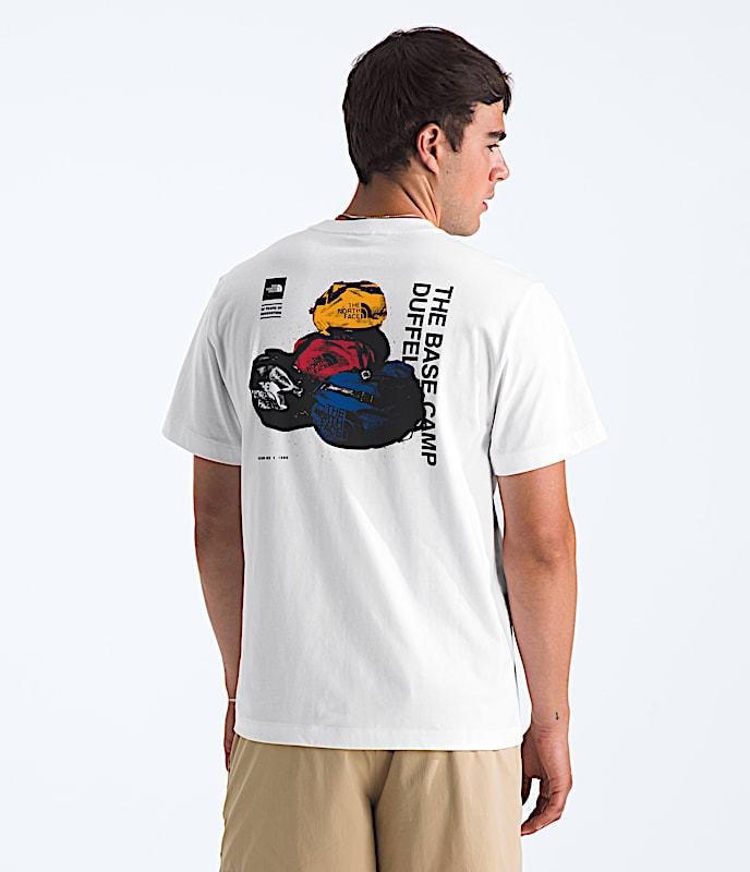 Mens BCD Celebration Relaxed ShortSleeve TeeGraphic TNF TNF White HERO