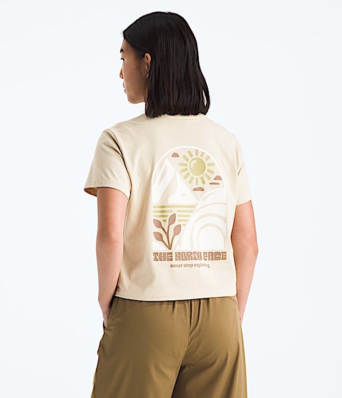 Womens Sun Regular ShortSleeve Cutie TeeGraphic TNF Desert Stone Main