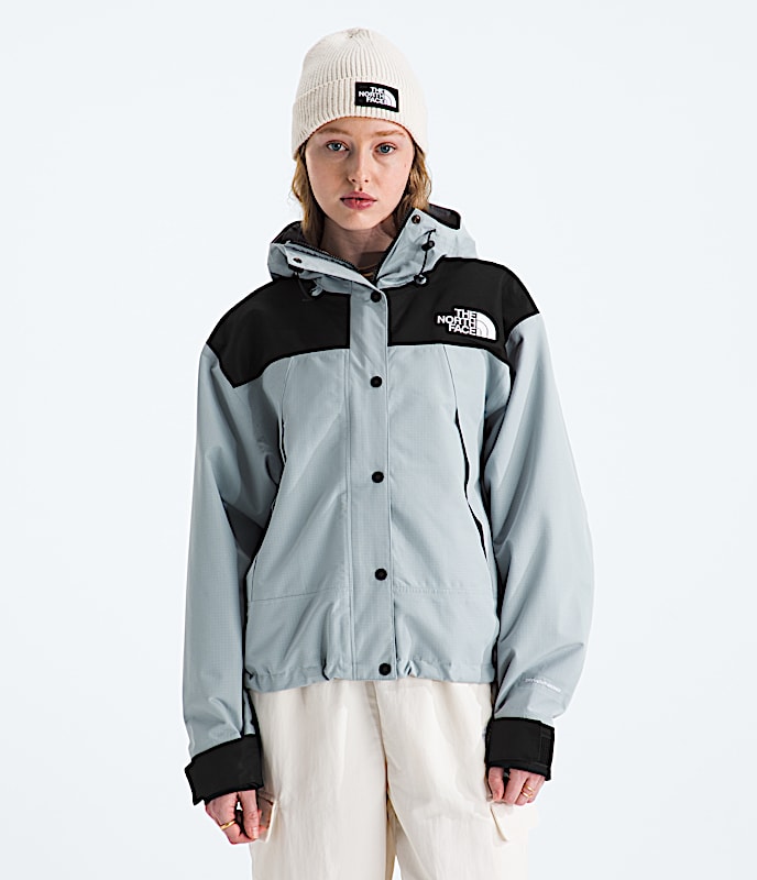 Womens DRYVENT Mono Mountain Jacket TNF Frost Grey  TNF Black Main